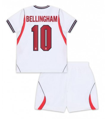 England Jude Bellingham #10 Hjemmebanetrøje Børn VM 2026 Kortærmet (+ Korte bukser)